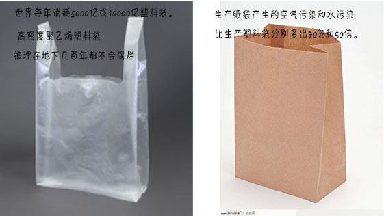 購（gòu）物袋的選擇？塑料袋（dài）or紙袋？